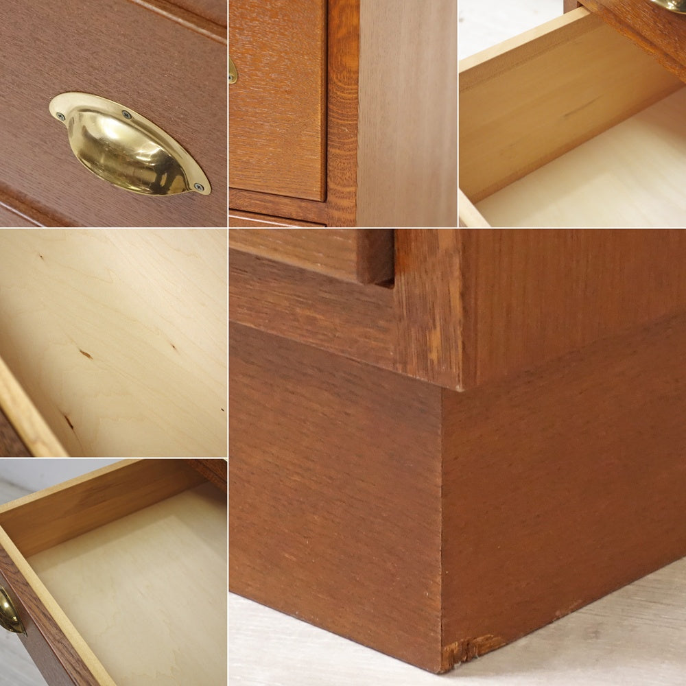 パシフィックファニチャーサービス Pacific furniture service P.F.S オーク材 8ドロワーチェスト オーダーメイド W72cm ●
