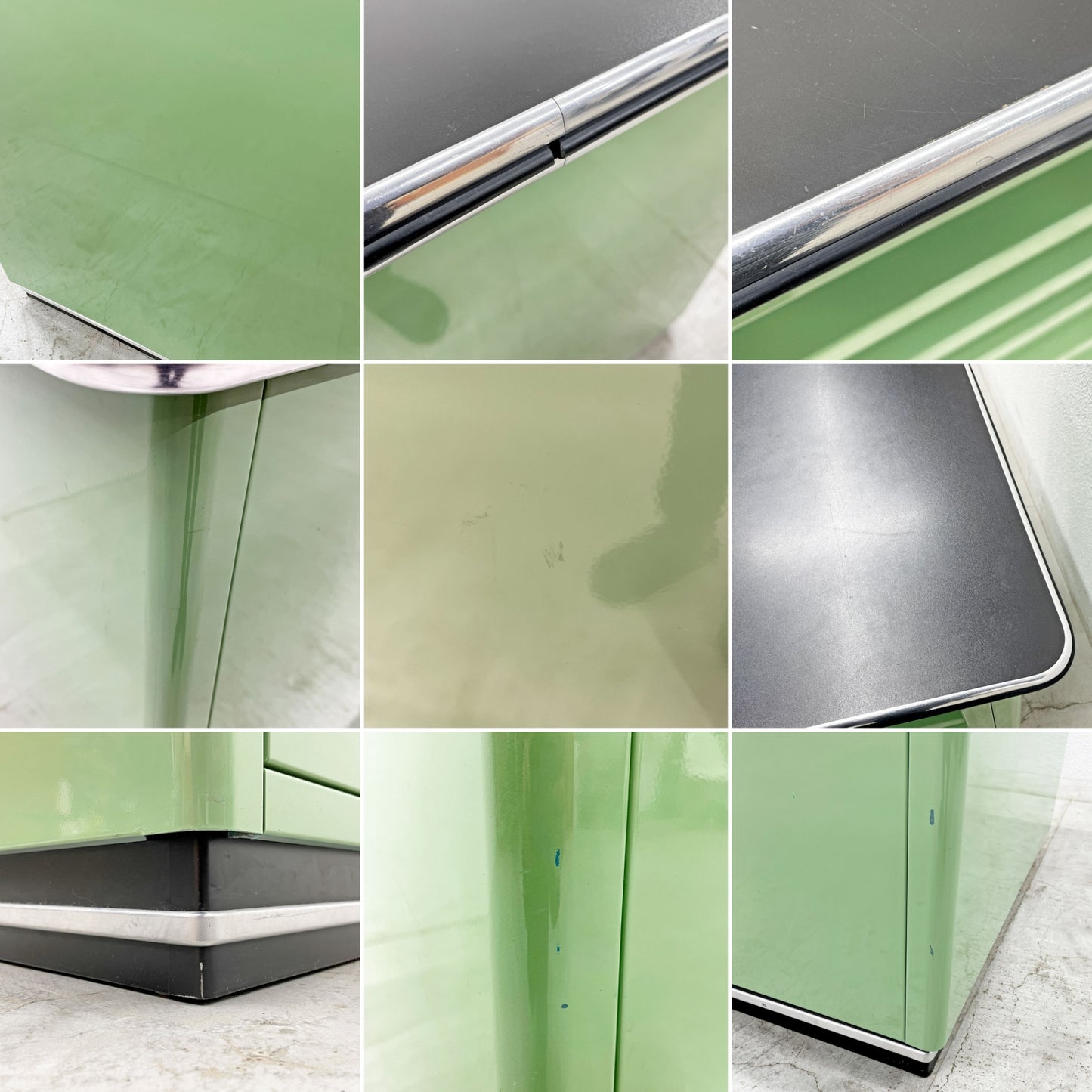 ミューラー muller クラシックライン Classic Line キャビネット カウンター ワークデスク スチール 4ドロワー グリーン ドイツ 〓