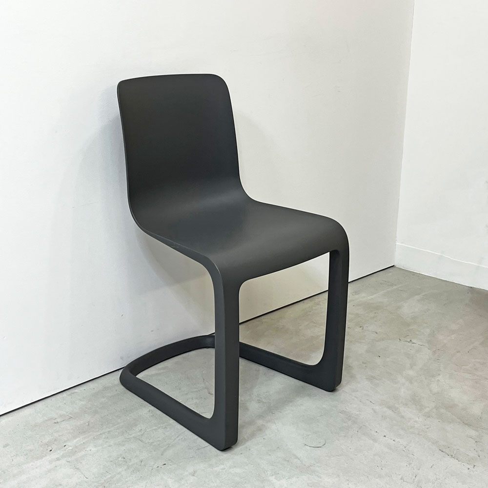 ヴィトラ vitra エヴォック EVO-C ダイニングチェア グラファイトグレー カンチレバー ジャスパー・モリソン ●