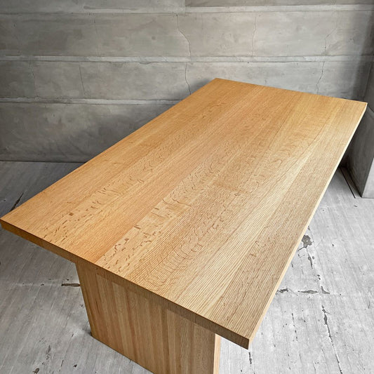 マスターウォール MASTERWAL デニッシュ DANISH ダイニングテーブル オーク無垢材 ウレタン仕上げ W160cm 2025年製 定価¥313,500- 美品 ♪