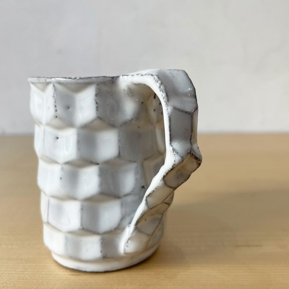 アスティエ・ド・ヴィラット Astier de Villatte キューブ Cube ピッチャー H7cm フランス ★