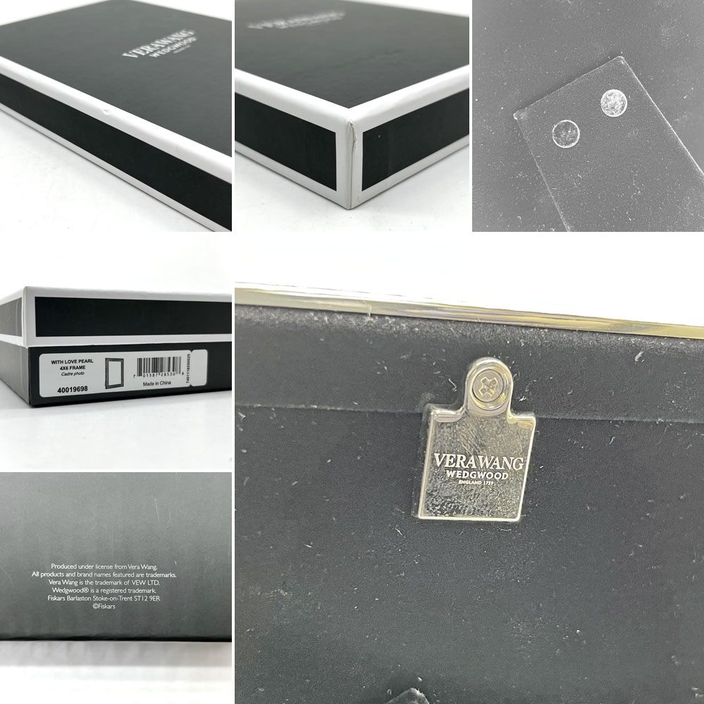 ウェッジウッド WEDGWOOD ヴェラ・ウォン Vera Wang ウィズ ラブ ヌーヴォー ピクチャーフレーム 4×6インチ KG判 写真立て ●