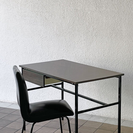 ミューロップ Meurop スモール ワーク デスク W100cm ピエール・ガーリッシュ Pierre Guarich 抽斗1杯 ベルギー ビンテージ ミニマル ◇