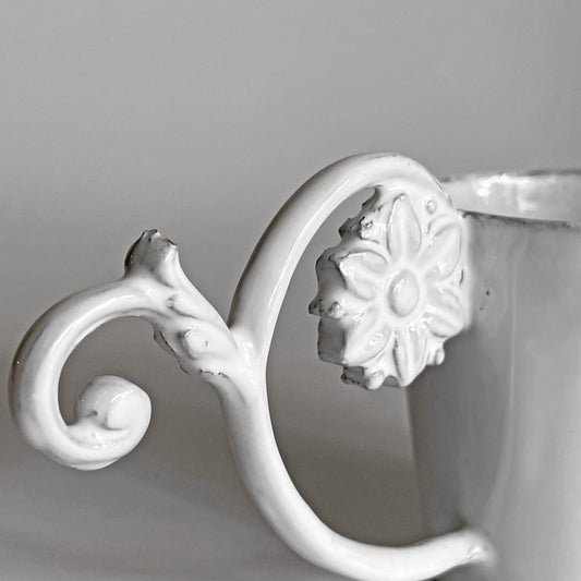 アスティエ・ド・ヴィラット Astier de Villatte エミリー EMILIE コーヒーカップ W15 D7.5 H8.5 cm 陶器 フランス 雑貨 ■