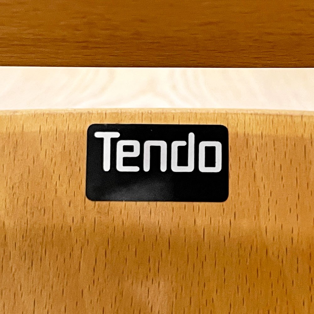 天童木工 TENDO ブックチェア ダイニングチェア 図書館椅子 オーク×ビーチ材 水之江忠臣 ジャパンビンテージ ミッドセンチュリー ●
