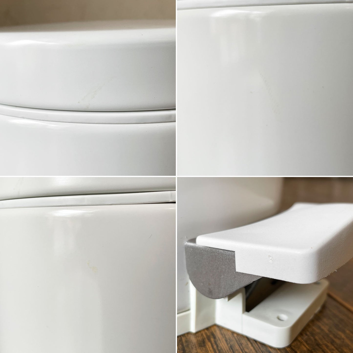 ブラバンシア Brabantia ペダルビン 5L ホワイト ペダル式ゴミ箱 ダストボックス H28.5cm 旧モデル ◎