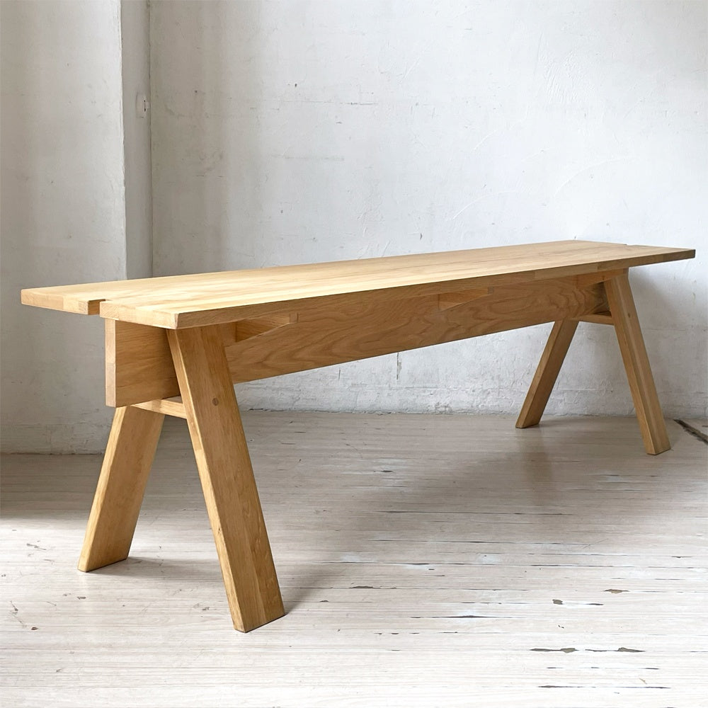 石巻工房 Ishinomaki Laboratory 石巻 ベンチ by カリモク ISHINOMAKI BENCH by Karimoku 芦沢啓治 廃盤★