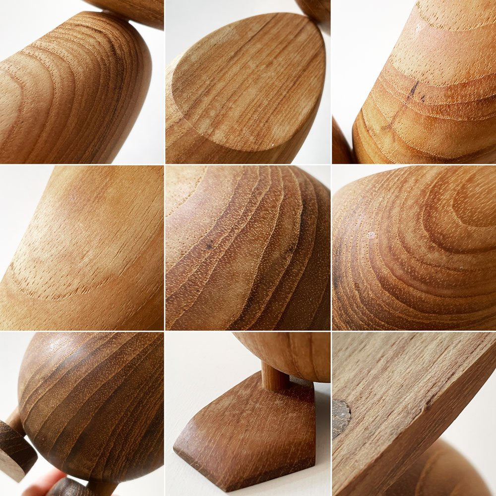 アーキテクトメイド Architectmade ダック Duck チーク無垢材 オブジェ H18cm ハンス・ボーリング Hans Bolling 定価¥26,950- ◎