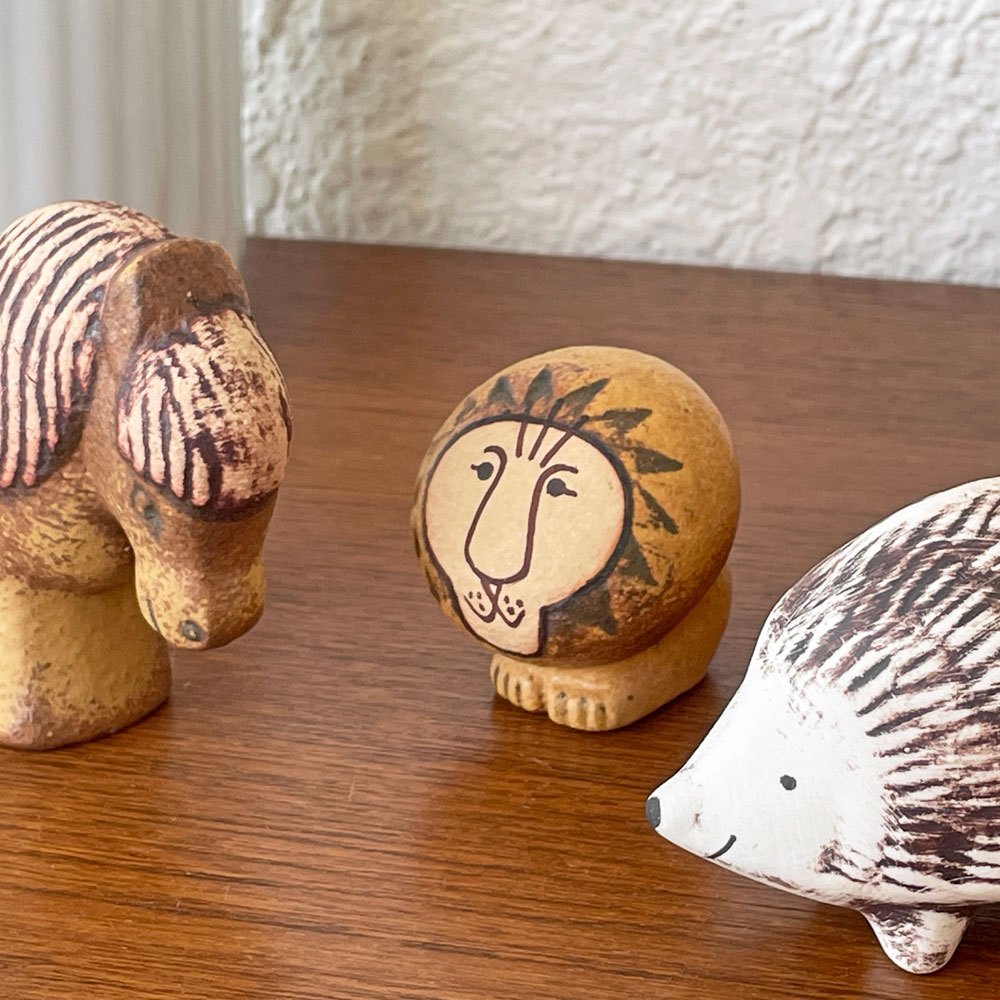 ケラミックスタジオグスタフスベリ KERAMIK STUDION GUSTAVSBERG ハリネズミ HEDGEHOG イギー IGGY 陶製フィギュリン リサラーソン Lisa Larson スウェーデン 北欧 ◇