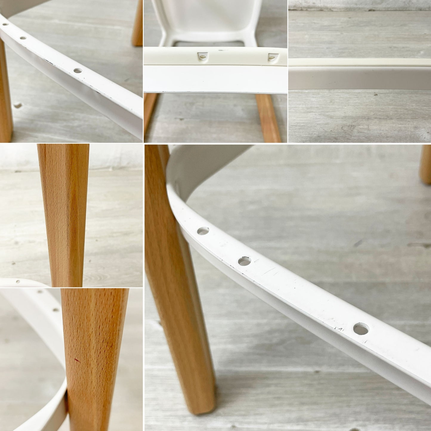 マジス MAGIS スティールウッドスツール Steelwood Stool ハイスツール カウンターチェア ホワイト × ビーチ H68cm ロナン&エルワン・ブルレック ●
