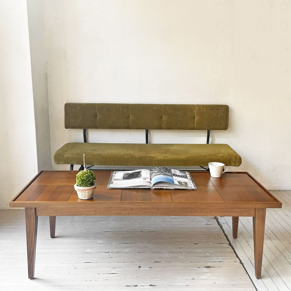 ジャーナルスタンダードファニチャー journal standard Furniture バワリー コーヒーテーブル BOWERY COFFEE TABLE 寄木 インダストリアルデザイン ★
