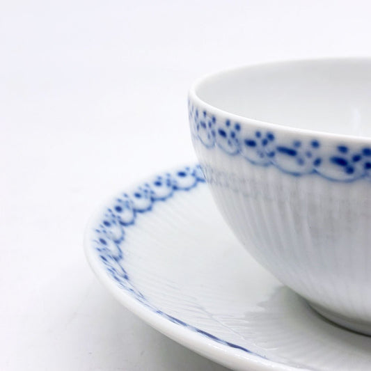 ロイヤルコペンハーゲン ROYAL COPENHAGEN プリンセス ティーカップ&ソーサー 220ml C&S デンマーク 北欧食器 A ●