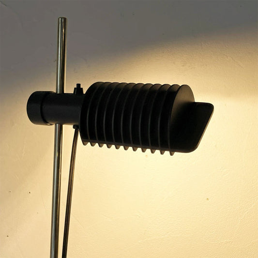 ヤマギワ YAMAGIWA レボラ REVOLA フロアライト 1灯 中谷行義 インダストリアルデザイン モダン 80's ビンテージ 廃盤 ★