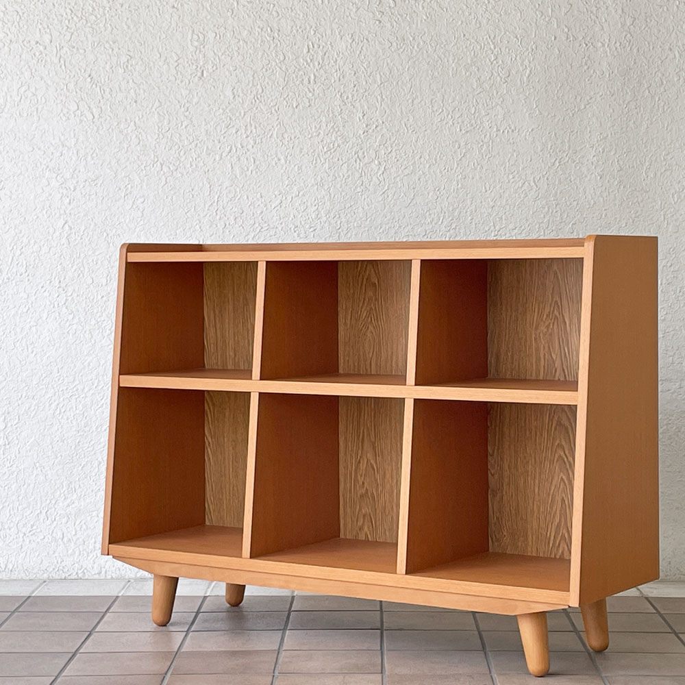 ウニコ unico アルベロ ALBERO ブックシェルフ ワイド チーク材 本棚
