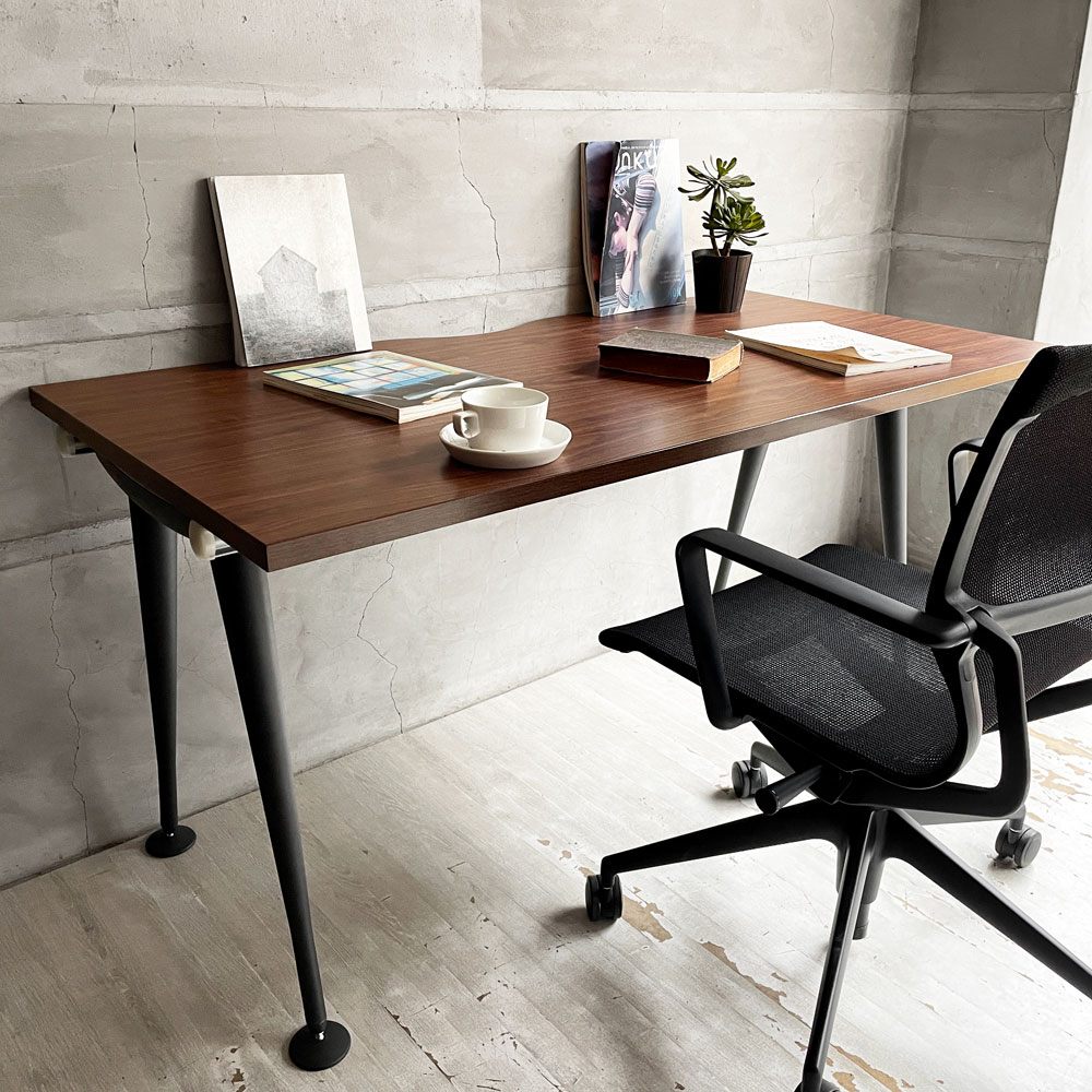 ハーマンミラー Herman Miller アバックエンバイロメンツ ABAK ミーティングテーブル デスク ウォールナットカラー ティム・ウォレス ♪