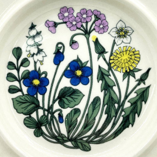 アラビア ARABIA フローラ Flora プレート 20cm エステリ・トムラ ビンテージ フィンランド 北欧食器 ●