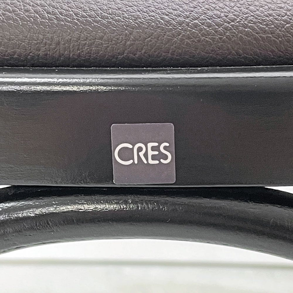 クレス CRES アーベル ARVELLE ベントウッドチェア 張座 ブラック レトロ 英国オールドスタイル ●