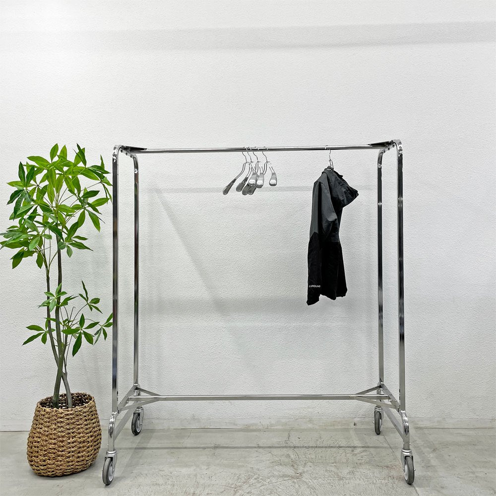 パシフィックファニチャーサービス PACIFIC FURNITURE SERVICE ガーメントラック 60" GARMENT RACK インダストリアル 定価75,900円〓