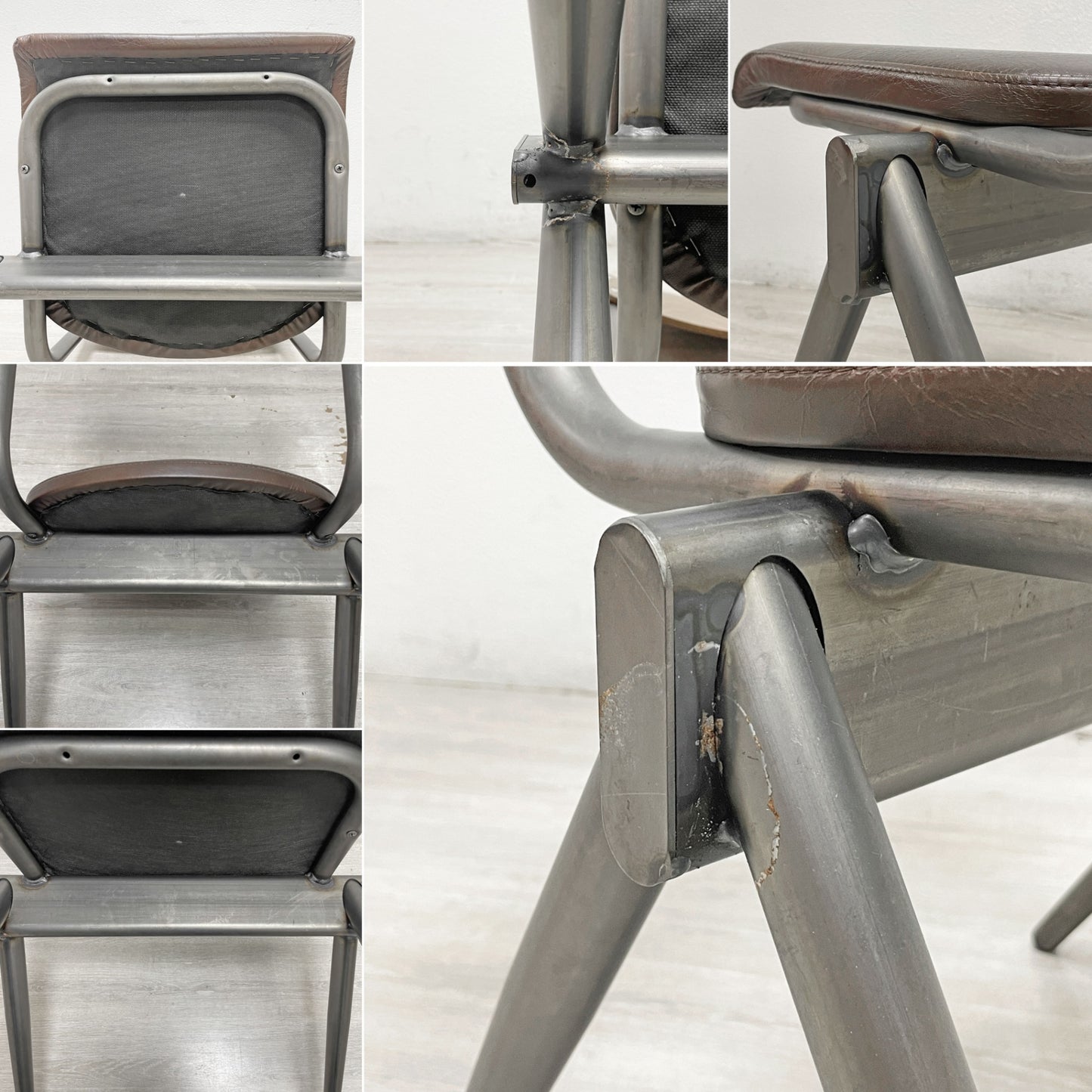 チンニーニ CIGNINI グリップチェア GRIP CHAIR クッション座 ダイニングチェア スタッキング インダストリアル アスプルンド取扱 ●