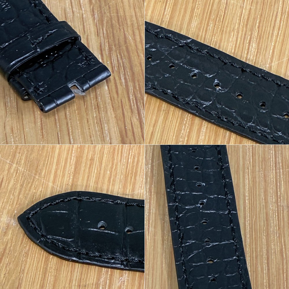ヴァシュロンコンスタンタン VACHERON CONSTANTIN 腕時計用 レザーベルト クロコダイル ◎