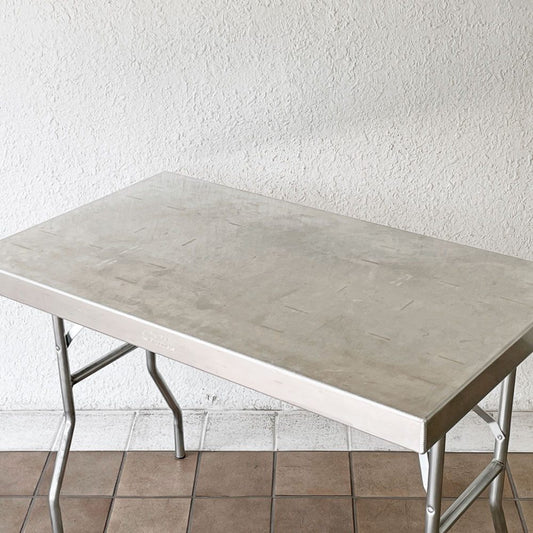 ピットパル PIT PAL アルミ ワークテーブル ALUMINIUM WORK TABLE Sサイズ ワークデスク w106cm インダストリアル パシフィックファニチャーサービス取扱 ◇