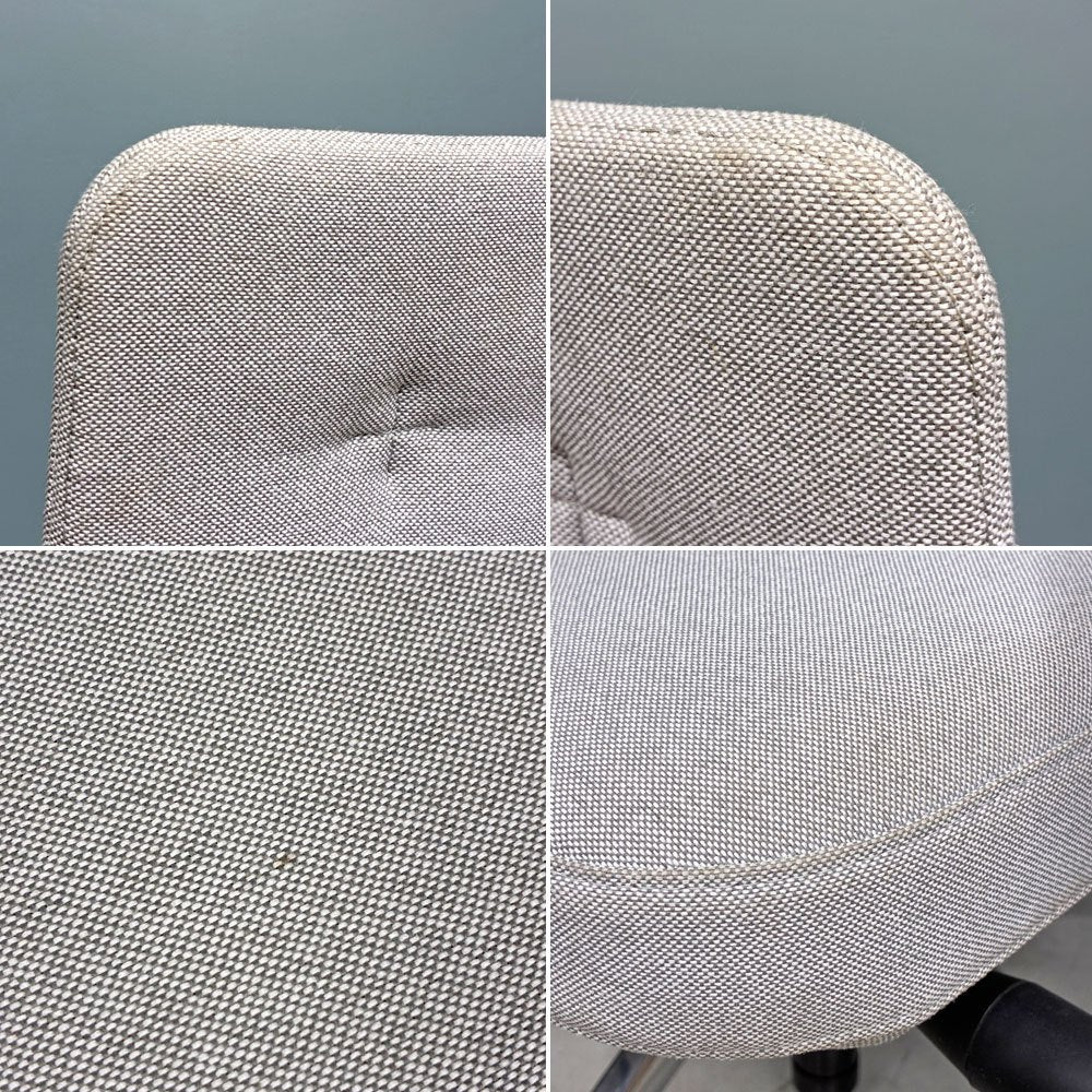 ヴィトラ vitra IDトリム ID Trim オフィスチェア デスクチェア ファブリックシート ライトグレー系 ハイバック 2Dアームレスト アントニオ・チッテリオ 参考定価¥209,000- ◎