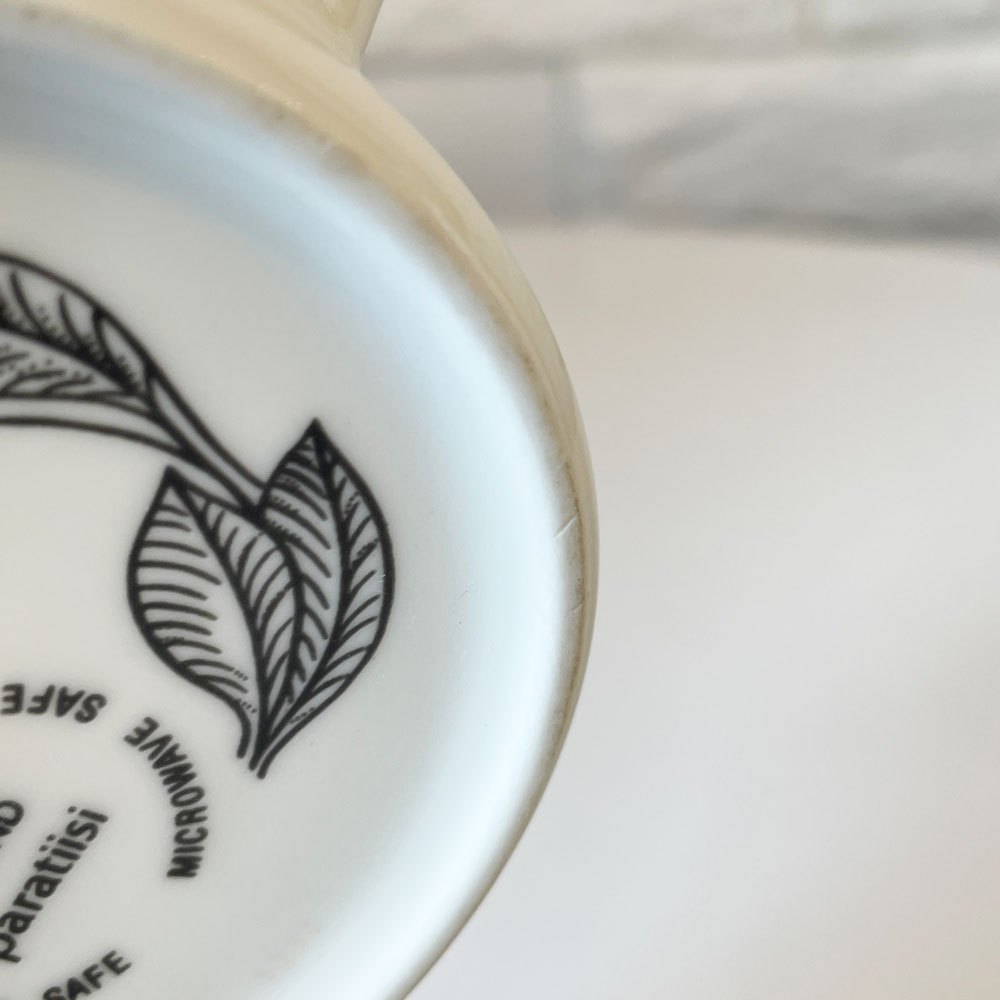 アラビア ARABIA パラティッシ PARATIISI マグカップ ブラック 350ml 旧ロゴ 北欧食器 B ◎