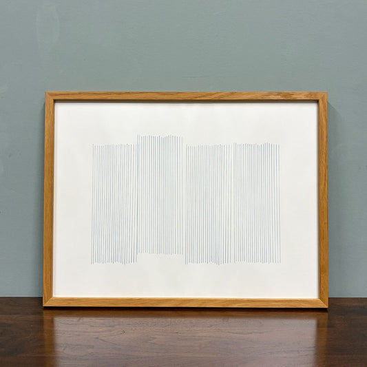 ペーパーコレクティブ Paper Collective イントゥ ザ ブルー 01 Into The Blue 01 ポスター 額装品 デンマーク 美品 ◎