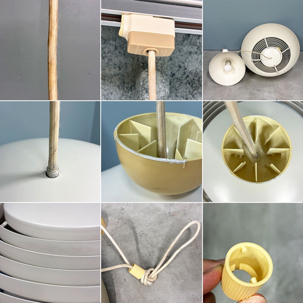 ルイスポールセン Louis Poulsen AJロイヤル AJ ROYAL 500 ホワイト アルネ・ヤコブセン Arne Jacobsen 4灯 ペンダントライト 名作 旧仕様 ◎