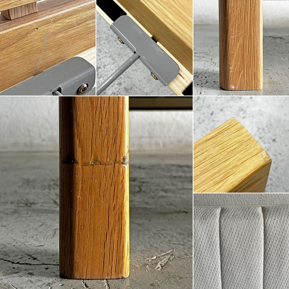 アクタス ACTUS アスパイア ASPIRE ベッド ユーティリティシングルサイズ オーク材 DECOBOCO2 マットレス付 Says Who 合計定価¥166,100- 〓