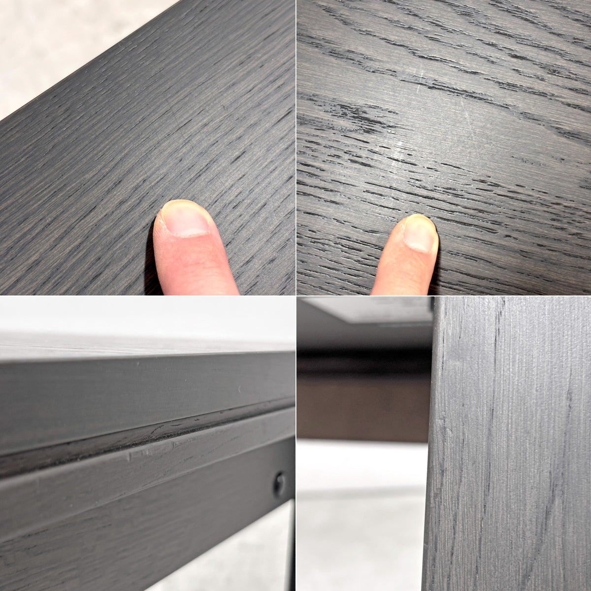 カリモク karimoku ユーティリティプラス Utility plus デスク シアーブラック オーク材 120×45cm モダンスタイル ●