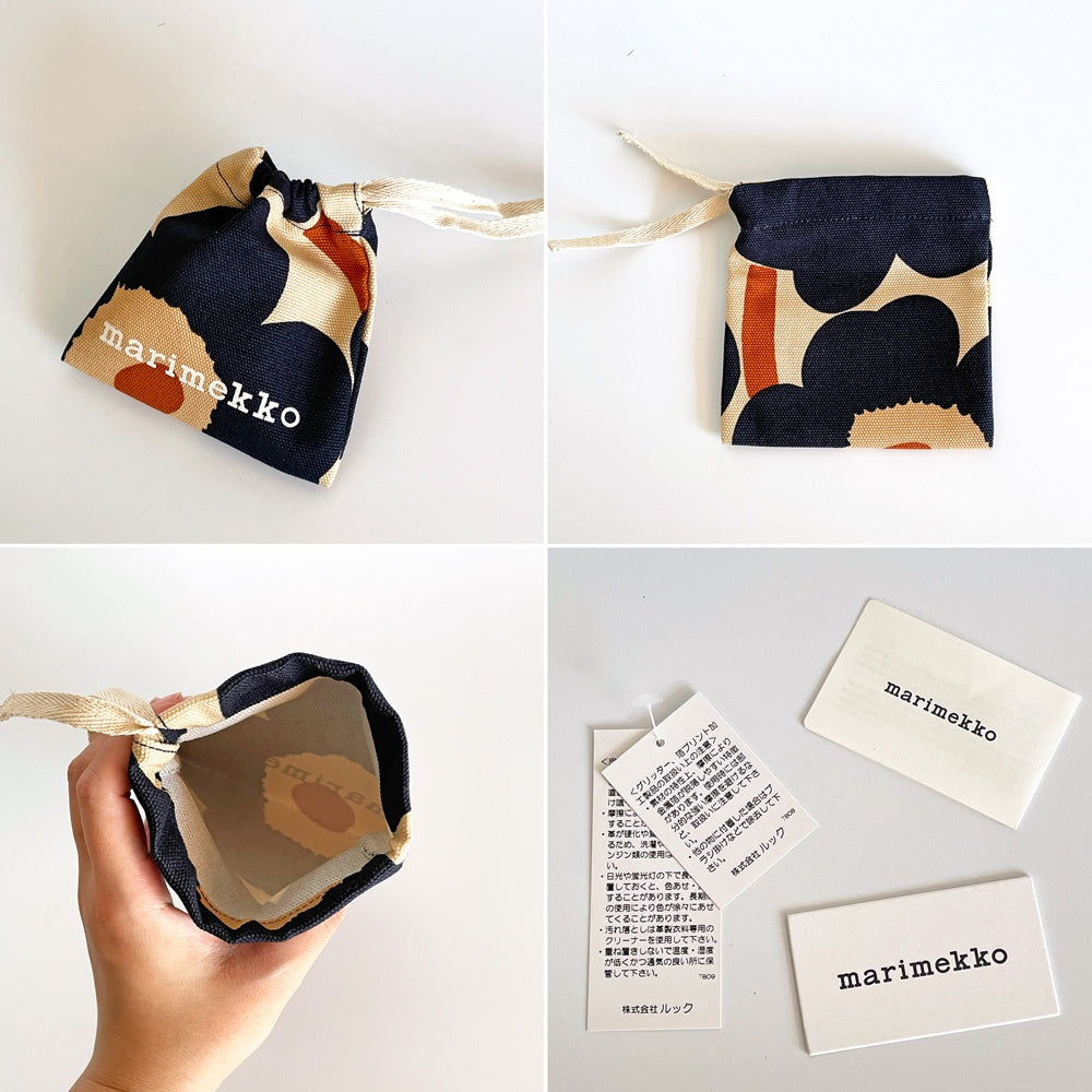マリメッコ marimekko インプリント カードホルダー ウニッコ Imprint Card Holder Unikko シルバー カードケース ポーチ付き 北欧 ■