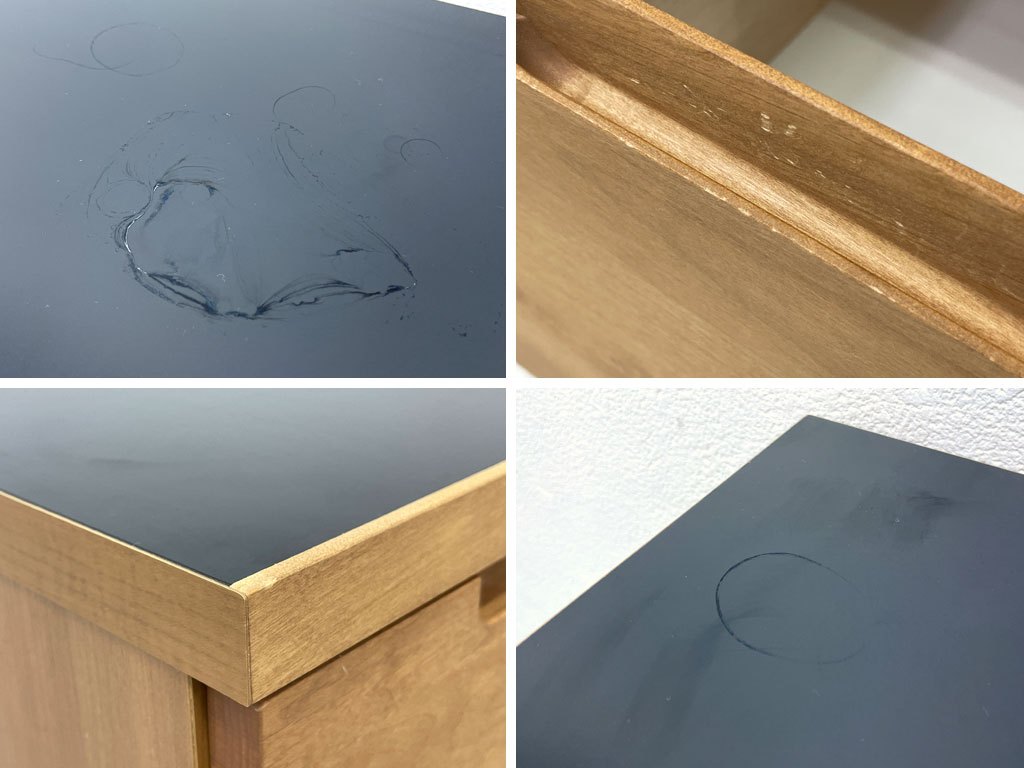 ウニコ unico ワイス WYTHE キッチンカウンター kitchen counter open キャビネット W80cm アルダー材 廃番 定価¥81,000- ●