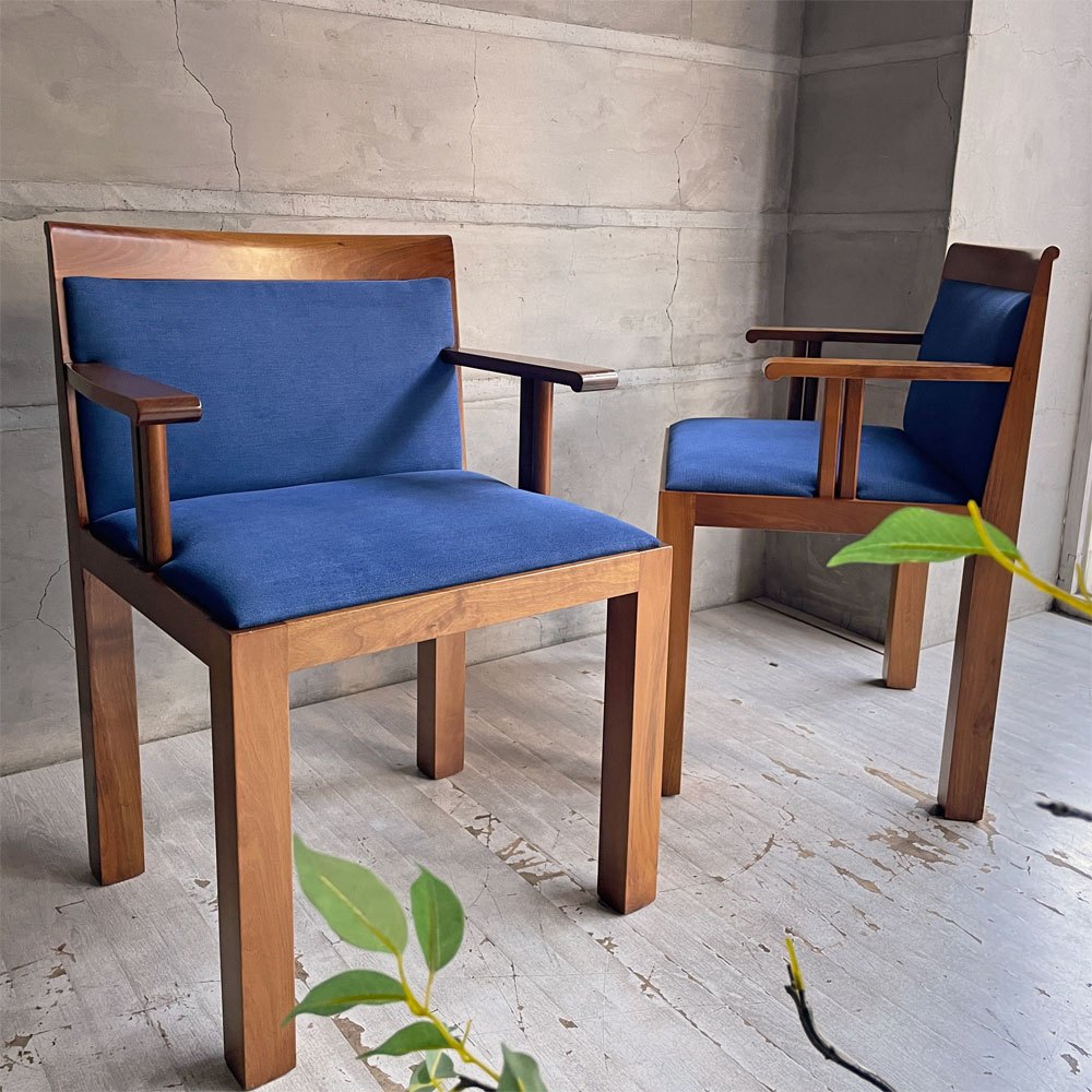 モルテーニ Molteni&C テアトロ Teatro アームチェア ダイニングチェア チェリー材 アルド ロッシ Aldo Rossi & ルカ メダ Luca meda イタリアビンテージ B