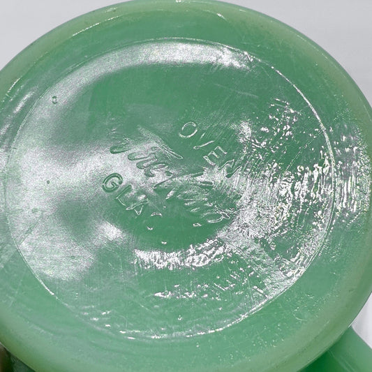 ファイヤーキング FIRE KING ジェダイ JADE-ITE マグカップ Dハンドル フラットボトムタイプ USビンテージ 1950年代~1960年頃 B ●