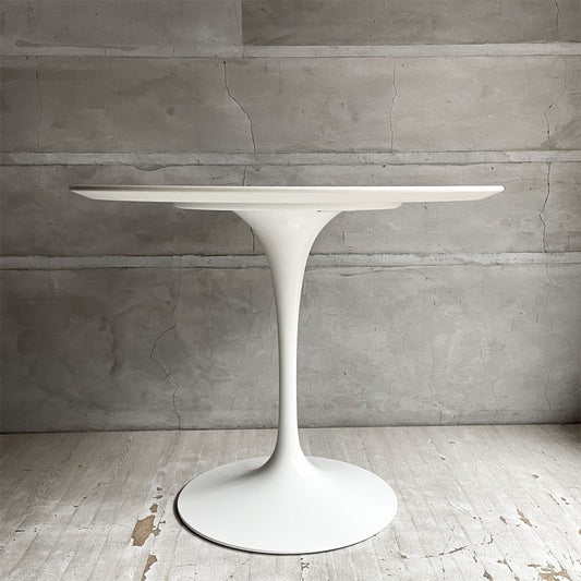 ノル ノール Knoll サーリネンコレクション Saarinen Collection チューリップ ラウンド ダイニングテーブル Φ91cm ホワイトラミネート エーロ・サーリネン ミッドセンチュリー 参考定価¥521,400-♪