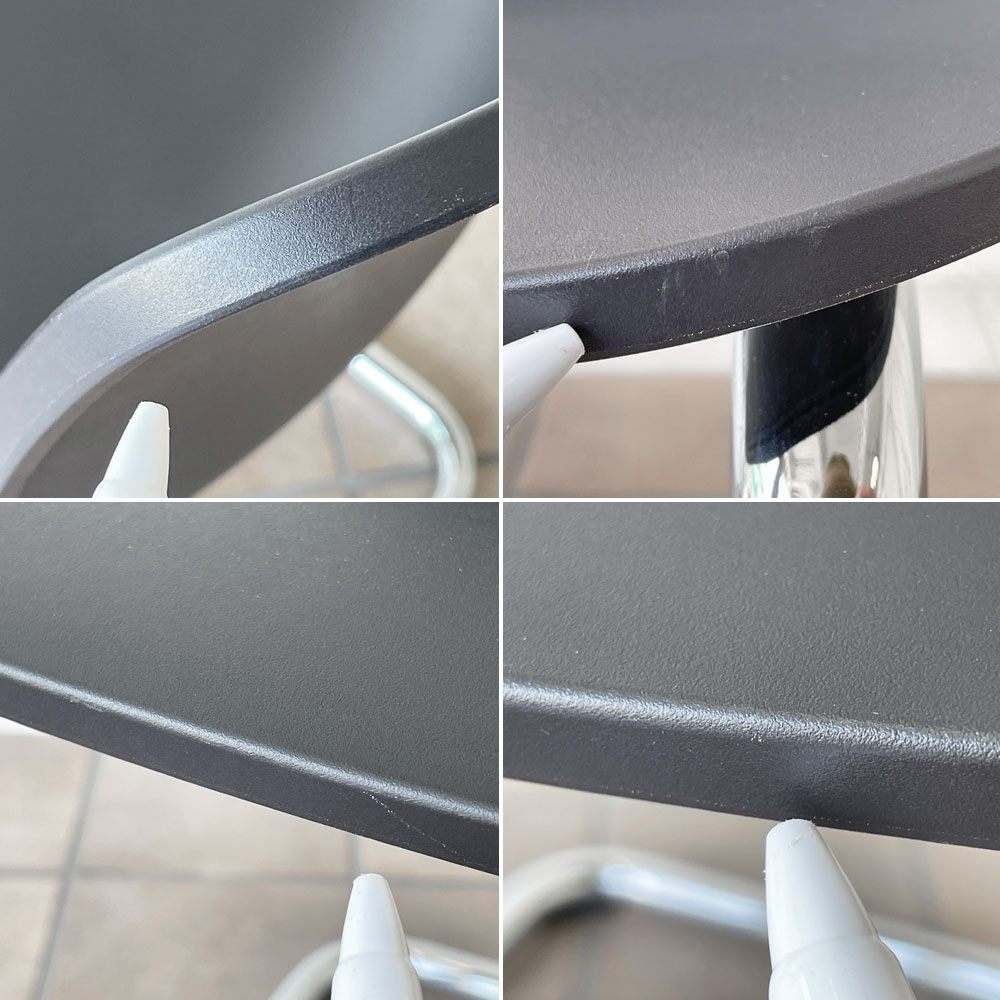 ヴィトラ Vitra ハル RE キャンチレバー HAL RE CANTILEVER ダイニングチェア ブラック ジャスパー モリソン 定価66,000円 B ◇