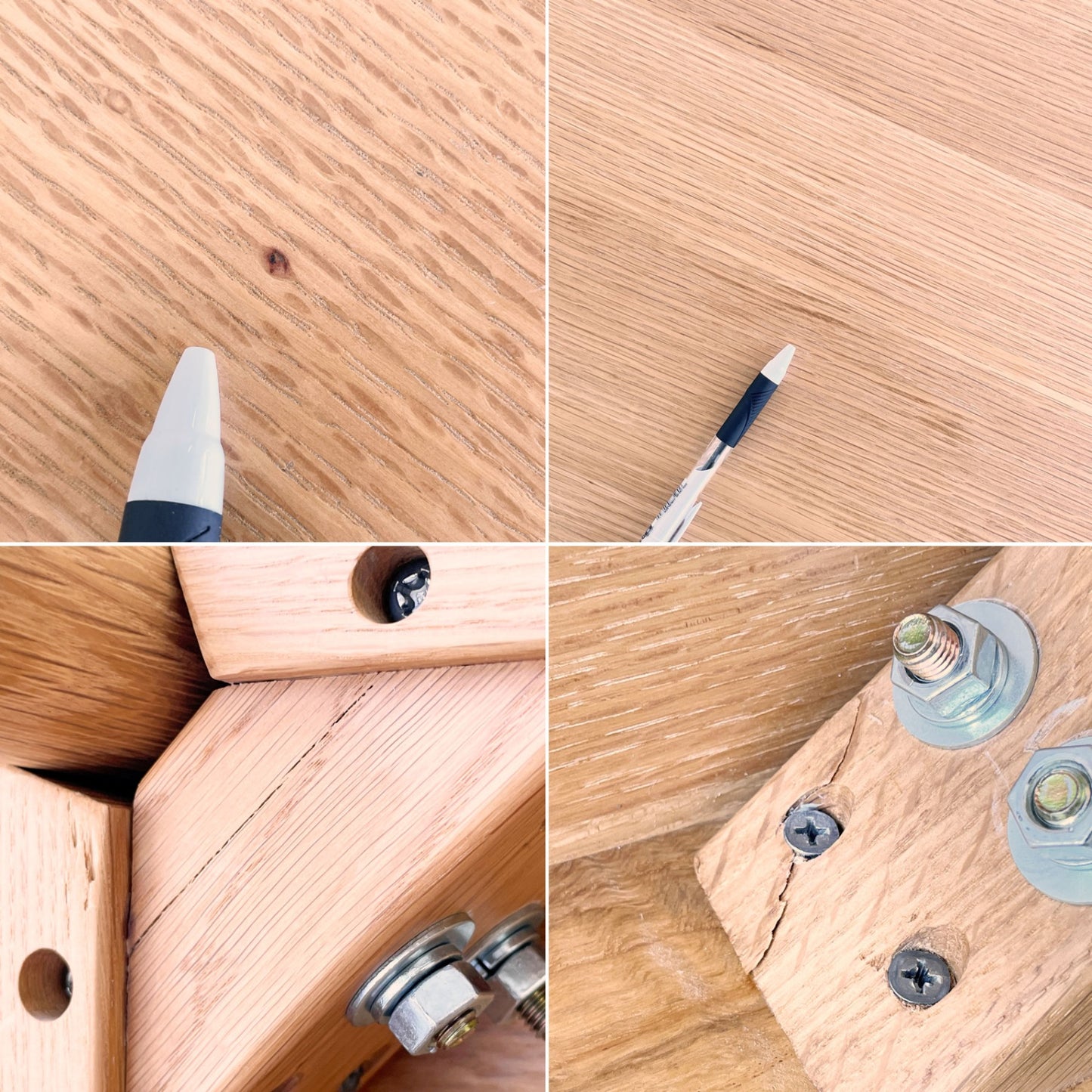 無印良品 MUJI ダイニングテーブル W180cm オーク材 丸脚 ナチュラルモダン 廃番 ◇