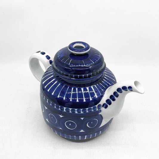 アラビア ARABIA バレンシア Valencia ティーポット 蓋付き 約φ23cm ウラ・プロコッペ Ulla Procope フィンランド 北欧食器 ビンテージ ●
