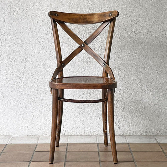 トン TON クロスバック ベントウッドチェア CrossBack Bentwood chair ダイニングチェア 曲木椅子 ビーチ材 チェコ製 ◇