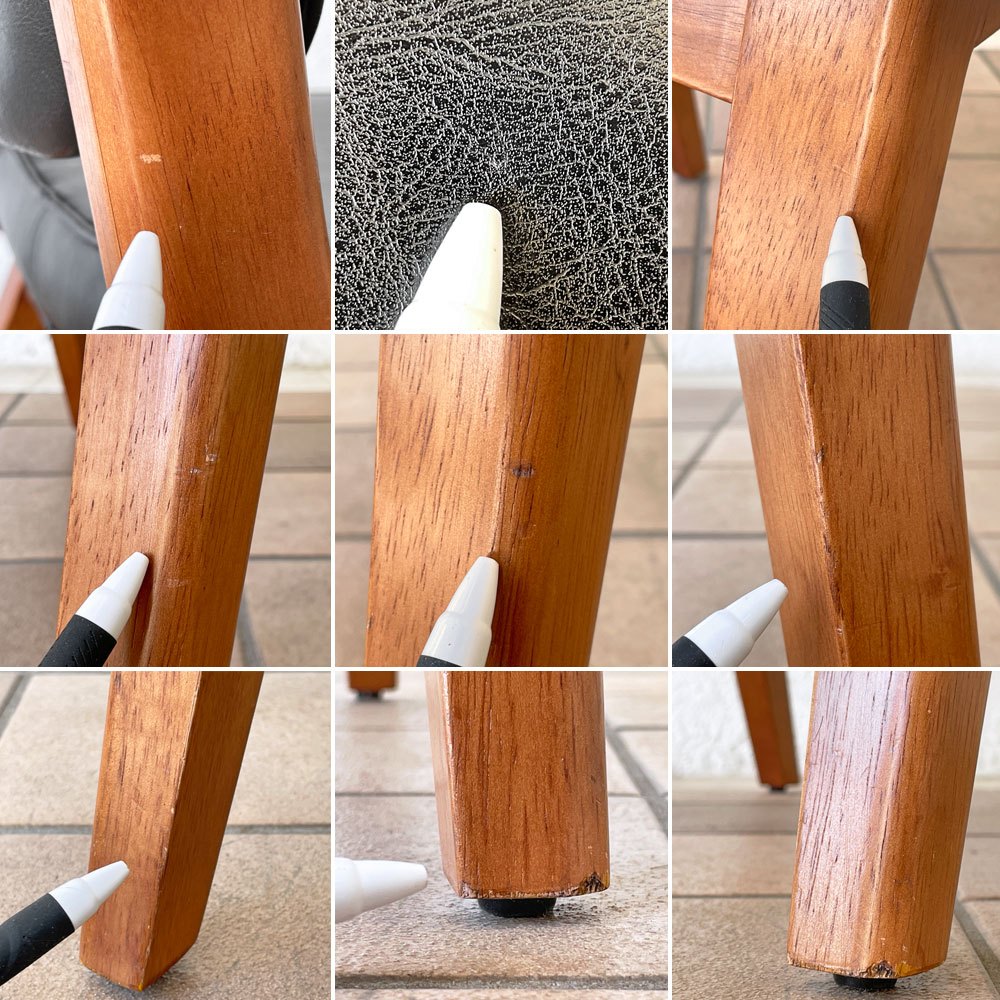 アクメファニチャー ACME Furniture シエラチェア SIERRA CHAIR ダイニングチェア ラバーウッド ビニールレザーシート ブラック USビンテージスタイル ◇