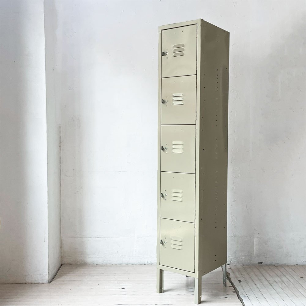リオン LYON スチールロッカー ルーバーカット 5段 5-TIER LOCKER 