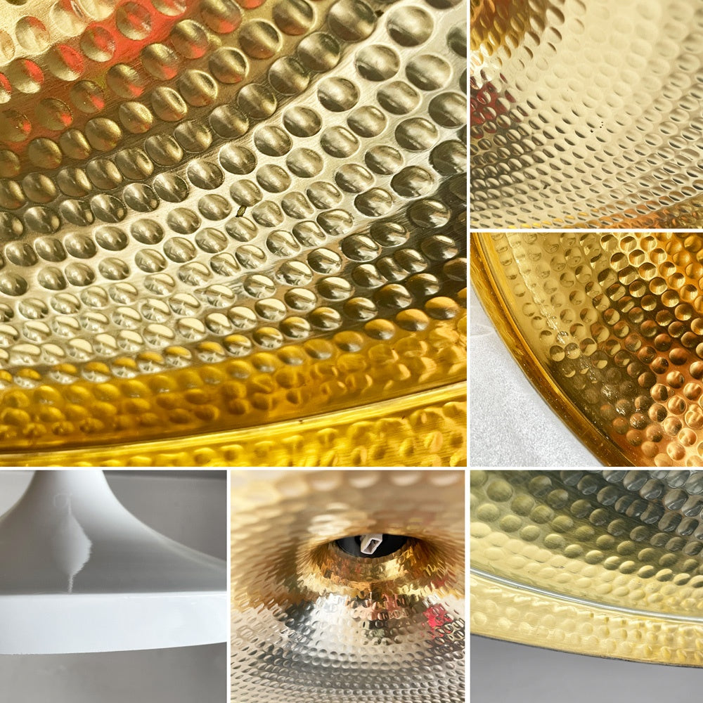 トムディクソン Tom Dixon ビート ワイドペンダント BEAT WIDE PENDANT ペンダントライト ホワイト 真鍮 未使用品 定価:16,5000- ■