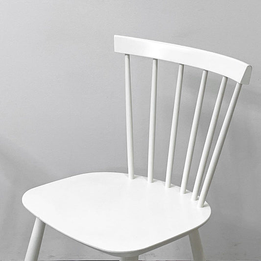 エフディービーモブラー FDB Mobler J46 ダイニングチェア スピンドルバック ウィンザーチェア ビーチ材 ホワイト ポール・M・ボルター Poul M. Volther 北欧 デンマーク 定価¥49,800- ●