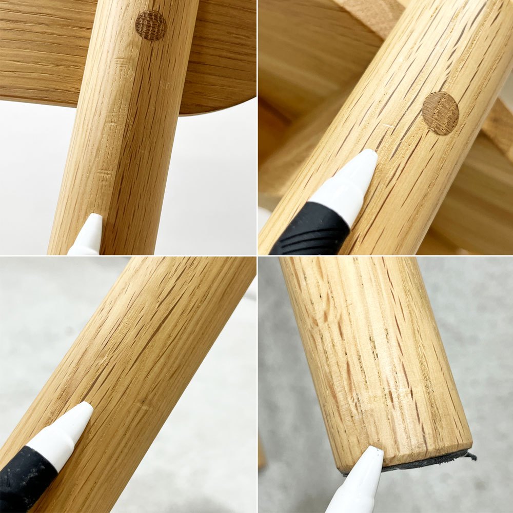 カリモクニュースタンダード KARIMOKU NEW STANDARD キャストールチェア CASTOR CHAIR ピュアオーク PURE OAK スタッキング 国産オーク無垢材 ビッグゲーム BIG-GAME 定価¥47,300- ●