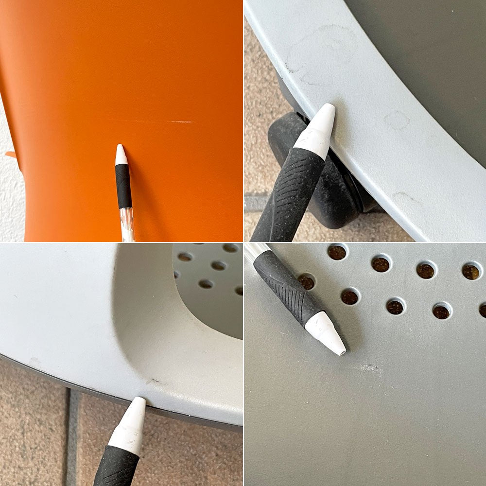 スチールケース Steelcase ノード node ミーティングチェア オフィスチェア シトロン 可動式サイドテーブル&キャスター付き ◇