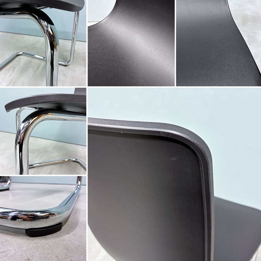 ヴィトラ Vitra ハル RE キャンチレバー HAL RE CANTILEVER ダイニングチェア ジャスパー モリソン ブラック カンチレバー モダン A ◎