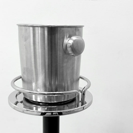 アレッシィ ALESSI ワインクーラースタンド 5059 エットーレソットサス + ステンレス ワインクーラー セット モダン イタリア 定価¥113,190~ ●