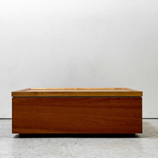 アクタス ACTUS リモ2 RIMO2 リビングテーブル ローテーブル センターテーブル スクエア ウォールナット材 2ドロワー W80cm 廃番 ●