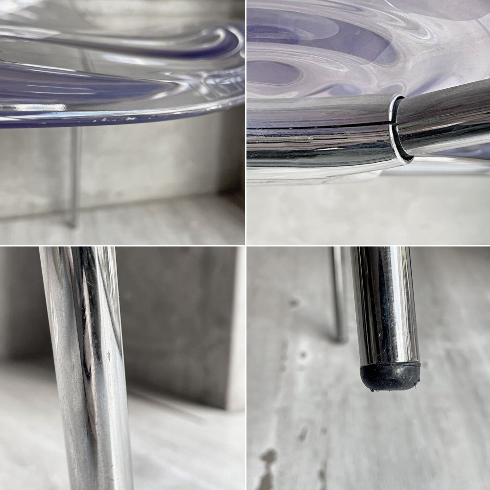 カリガリス コヌビア Calligaris connubia ロゥ L'EAU ダイニングチェア トランスペアレント アクリル Archirivolto イタリア モダンデザイン ♪